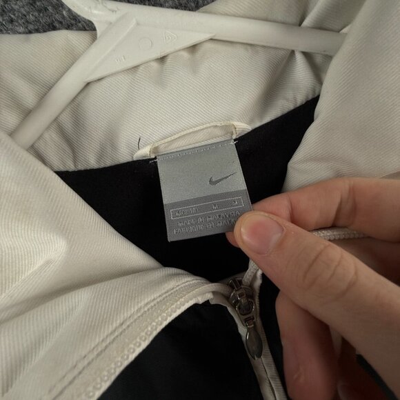 Nike Windbreaker Jacket Youth Medium 8-10 Full Zip Navy Dark Blue Long Sleeve - Picture 7 of 14